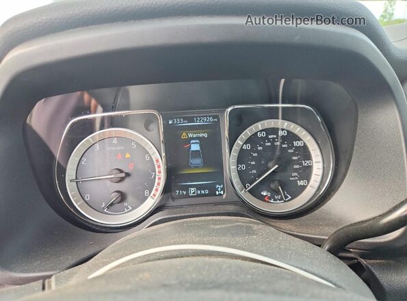 1N6AA1R84HN544612 2017 NISSAN TITAN Gray ხელსაწყოთა პანელის ხედი