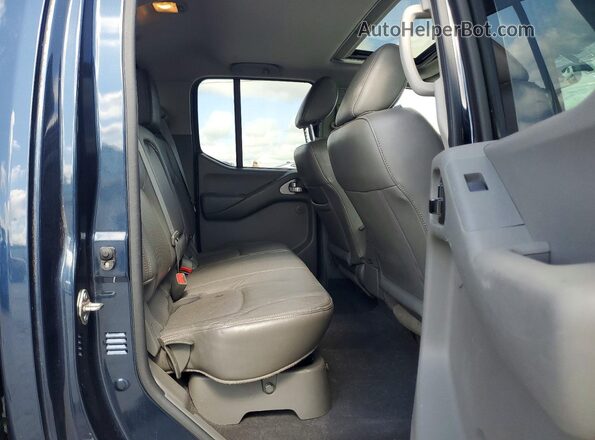 1N6AD0ER4KN743330 2019 NISSAN FRONTIER Blue Вид задніх сидінь