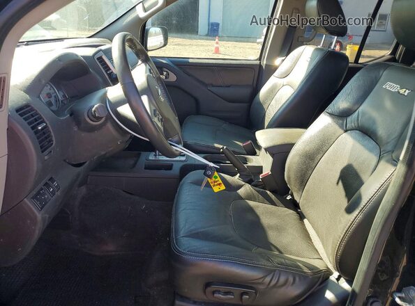 1N6AD0EV1HN769809 2017 NISSAN FRONTIER Black წინა სალონის ხედი