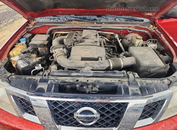 1N6AD0EV3HN750341 2017 NISSAN FRONTIER Red უკანა სალონის ხედი
