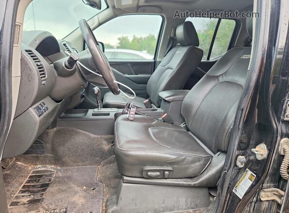 1N6AD0EV7JN712231 2018 NISSAN FRONTIER Black წინა სალონის ხედი