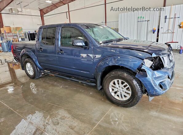 1N6AD0EV7KN745554 2019 NISSAN FRONTIER Синий Передняя правая четверть