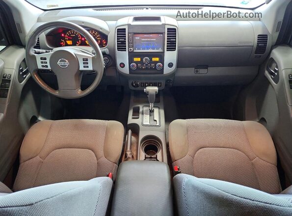 1N6AD0EV7KN745554 2019 NISSAN FRONTIER Синий Вид панели приборов