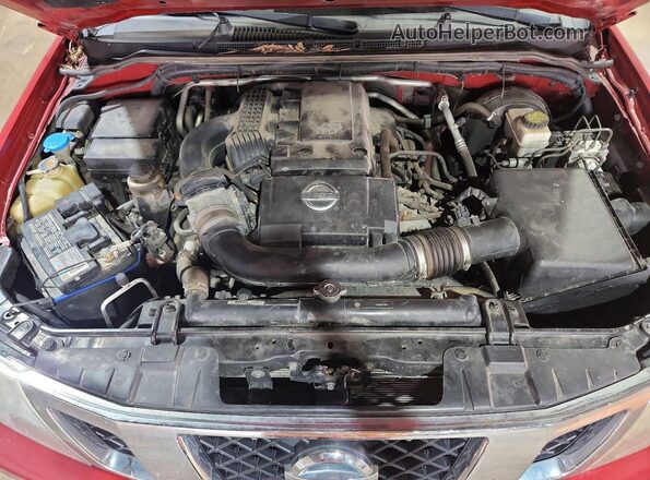 1N6AD0EV7KN752018 2019 NISSAN FRONTIER Burgundy უკანა სალონის ხედი