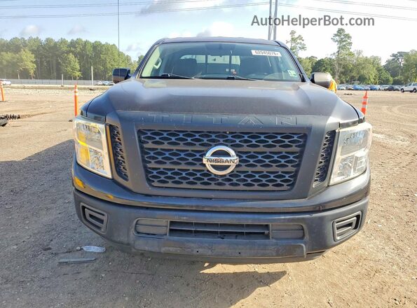 1N6BA1F13HN512990 2017 NISSAN TITAN Black Front view