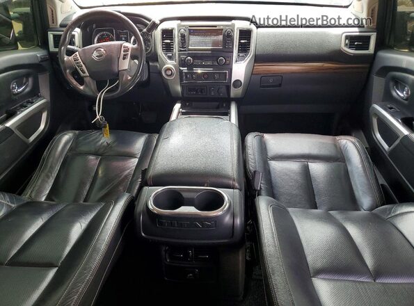 1N6BA1F22GN509733 2016 NISSAN TITAN Brown Vista del salpicadero