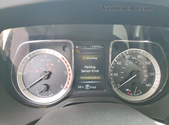 1N6BA1F22GN509733 2016 NISSAN TITAN Brown Vista del cuadro de instrumentos