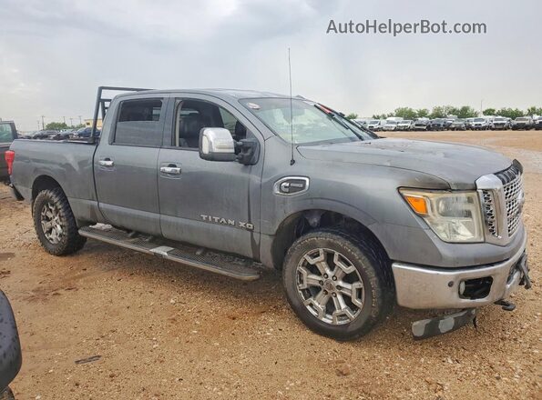 1N6BA1F2XHN509027 2017 NISSAN TITAN Серый Передняя правая четверть