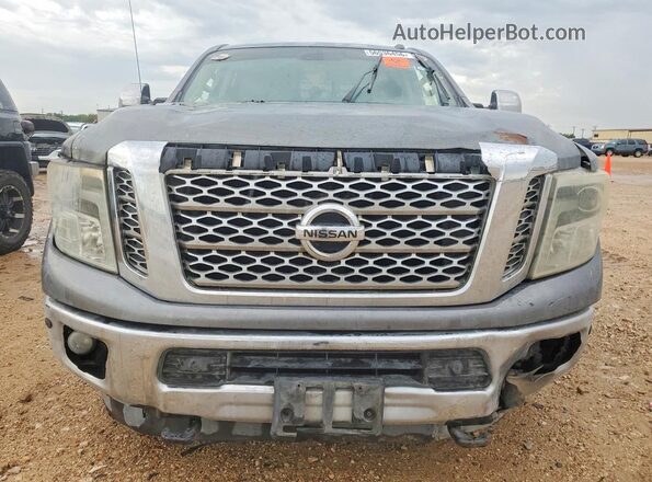1N6BA1F2XHN509027 2017 NISSAN TITAN Серый Вид спереди