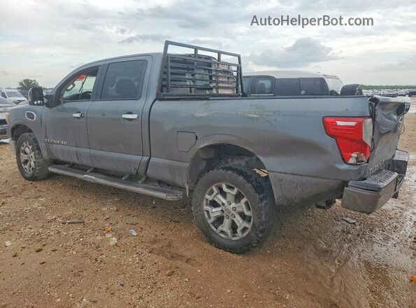 1N6BA1F2XHN509027 2017 NISSAN TITAN Серый Задняя левая четверть
