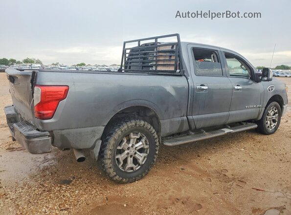 1N6BA1F2XHN509027 2017 NISSAN TITAN Серый Задняя правая четверть