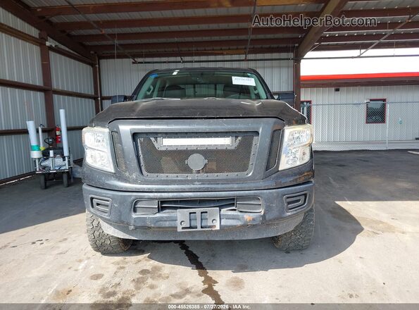 1N6BA1F3XHN513698 2017 NISSAN TITAN XD Черный Вид щитка приборов