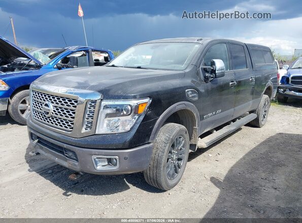 1N6BA1F40GN513944 2016 NISSAN TITAN XD Black Przód lewy