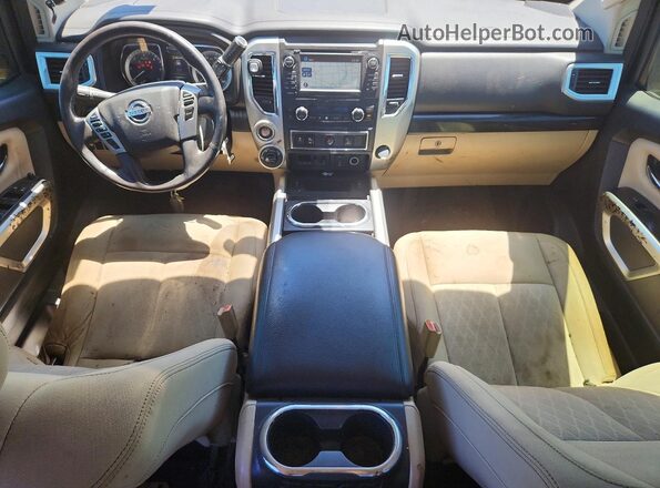1N6BA1F40GN514799 2016 NISSAN TITAN Черный Вид панели приборов