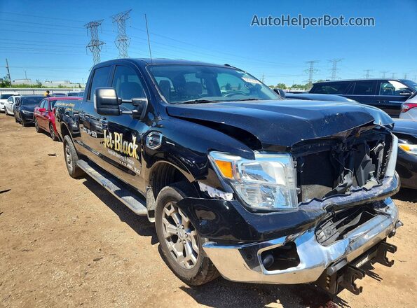 1N6BA1F40GN514799 2016 NISSAN TITAN Черный Передняя правая четверть