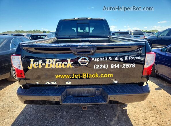 1N6BA1F40GN514799 2016 NISSAN TITAN Черный Вид сзади