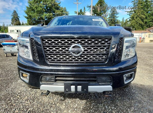 1N6BA1F40GN515516 2016 NISSAN TITAN Black Front view