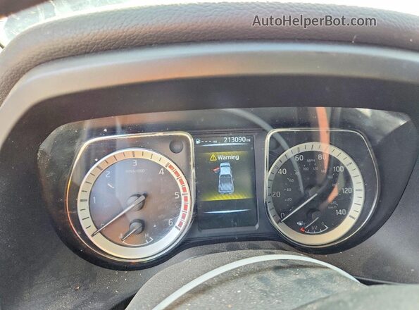 1N6BA1F40GN515516 2016 NISSAN TITAN Black Instrument cluster view