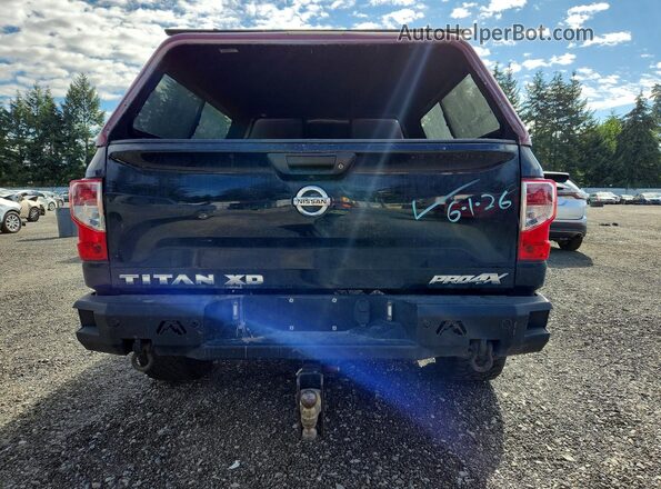 1N6BA1F40GN515516 2016 NISSAN TITAN Black Rear view