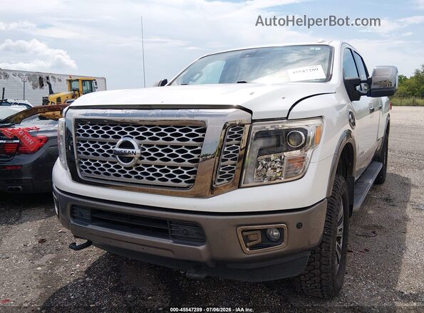 1N6BA1F40HN565656 2017 NISSAN TITAN XD White Դիմացի տեսք