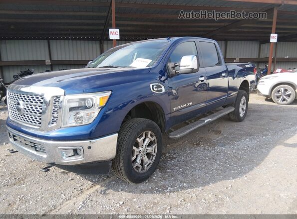 1N6BA1F41GN509840 2016 NISSAN TITAN XD Dark Blue Передня ліва чверть