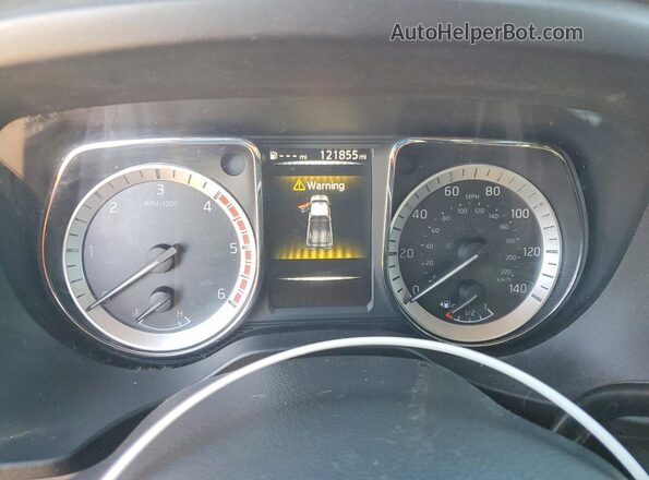 1N6BA1F41GN512561 2016 NISSAN TITAN Красный Вид щитка приборов