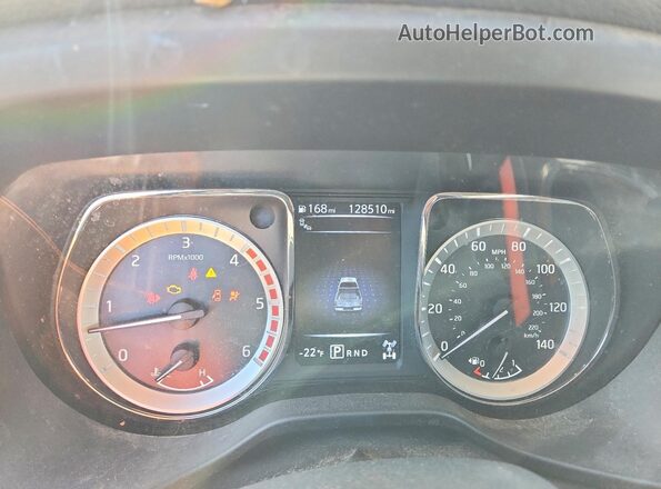1N6BA1F42GN507076 2016 NISSAN TITAN Коричневый Вид щитка приборов
