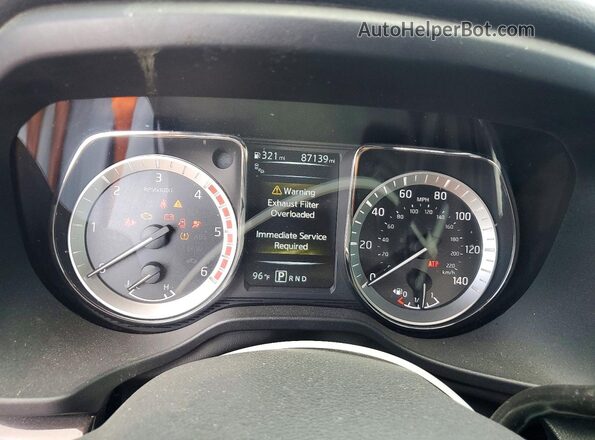 1N6BA1F42JN523446 2018 NISSAN TITAN Gray Սարքավորումների վահանակի տեսք