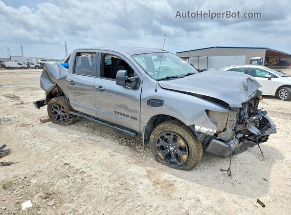 1N6BA1F42JN523446 2018 NISSAN TITAN Gray Առջևի աջ