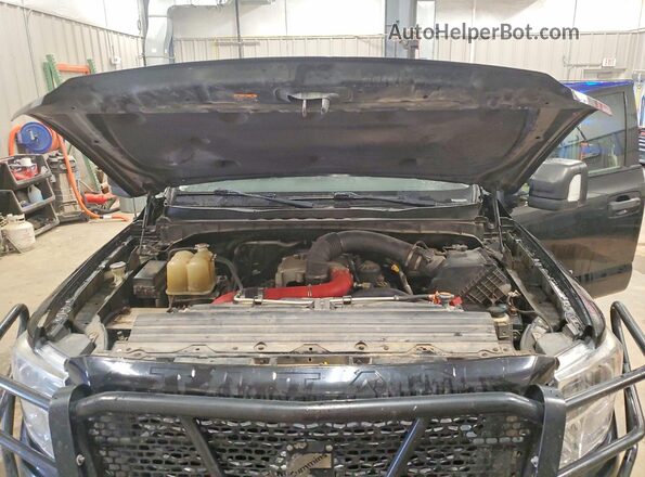 1N6BA1F44KN526527 2019 NISSAN TITAN Black Widok wnętrza z tyłu
