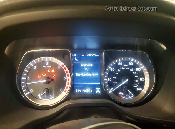 1N6BA1F44KN526527 2019 NISSAN TITAN Black Widok zestawu wskaźników