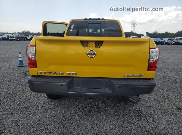 1N6BA1F45GN511350 2016 NISSAN TITAN Yellow Vista trasera