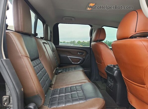 1N6BA1F45GN514927 2016 NISSAN TITAN Black უკანა სავარძლების ხედი