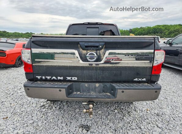 1N6BA1F45GN514927 2016 NISSAN TITAN Black უკანა ხედი