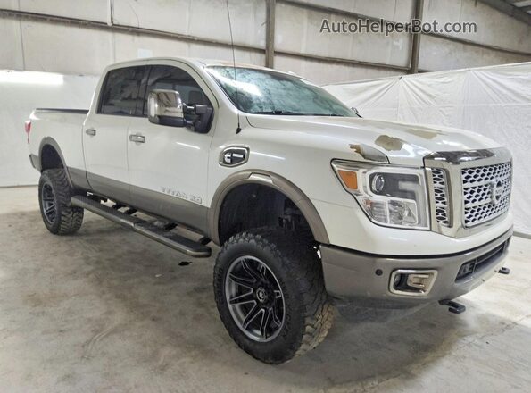 1N6BA1F46JN521358 2018 NISSAN TITAN White წინა მარჯვენა