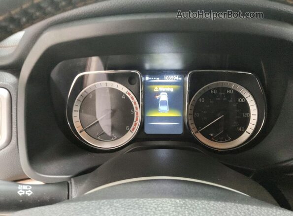 1N6BA1F46JN521358 2018 NISSAN TITAN White ხელსაწყოთა პანელის ხედი