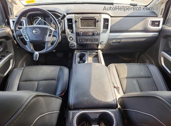 1N6BA1F47KN533424 2019 NISSAN TITAN Silver Dashboard view
