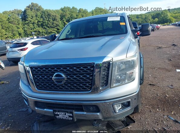 1N6BA1F48HN551682 2017 NISSAN TITAN XD Silver ხელსაწყოთა პანელის ხედი