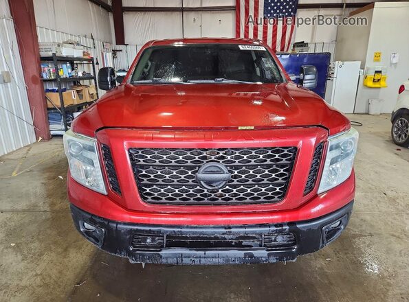 1N6BA1F4XGN504863 2016 NISSAN TITAN Burgundy Вид спереду