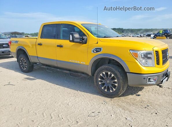 1N6BA1F4XHN553949 2017 NISSAN TITAN Yellow Առջևի աջ
