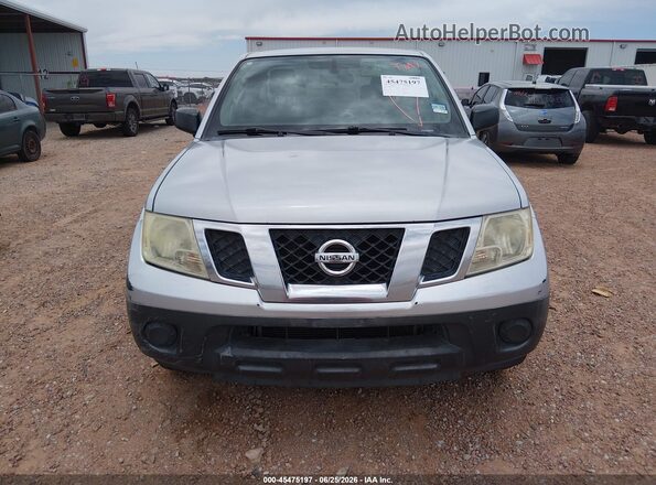 1N6BD0CT7HN727652 2017 NISSAN FRONTIER Silver Դիմացի տեսք