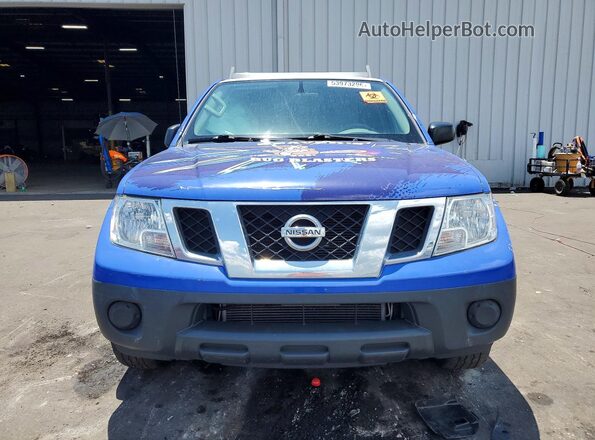 1N6BD0CT7KN798938 2019 NISSAN FRONTIER Blue Front view