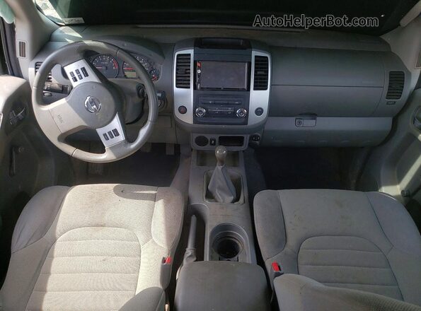 1N6BD0CTXKN761365 2019 NISSAN FRONTIER White Widok deski rozdzielczej