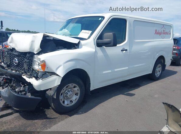 1N6BF0KM0MN800522 2021 NISSAN NV CARGO NV1500 White Առջևի ձախ երեք քառորդ տեսարան