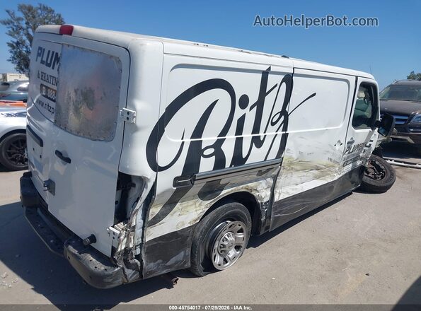 1N6BF0KY6KN801125 2019 NISSAN NV CARGO NV2500 HD White Հետևի աջ