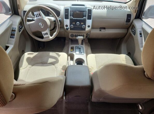 1N6DD0ERXHN726196 2017 NISSAN FRONTIER Red წინა პანელის ხედი