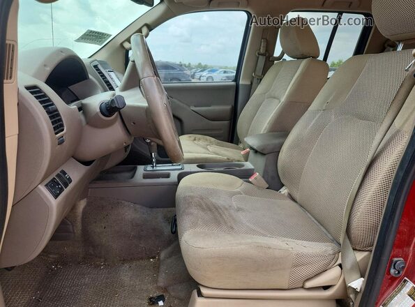 1N6DD0ERXHN726196 2017 NISSAN FRONTIER Red წინა სალონის ხედი