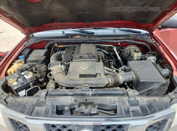 1N6DD0ERXHN726196 2017 NISSAN FRONTIER Red უკანა სალონის ხედი