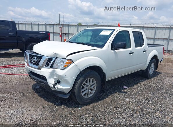 1N6ED0EB2MN703965 2021 NISSAN FRONTIER White Առջևի ձախ երեք քառորդ տեսարան