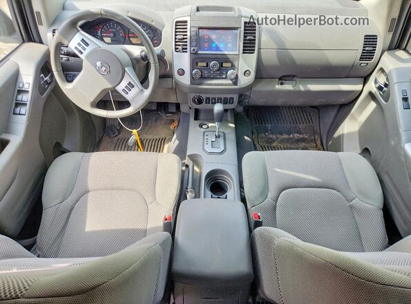 1N6ED0EB3LN722491 2020 NISSAN FRONTIER White Widok deski rozdzielczej